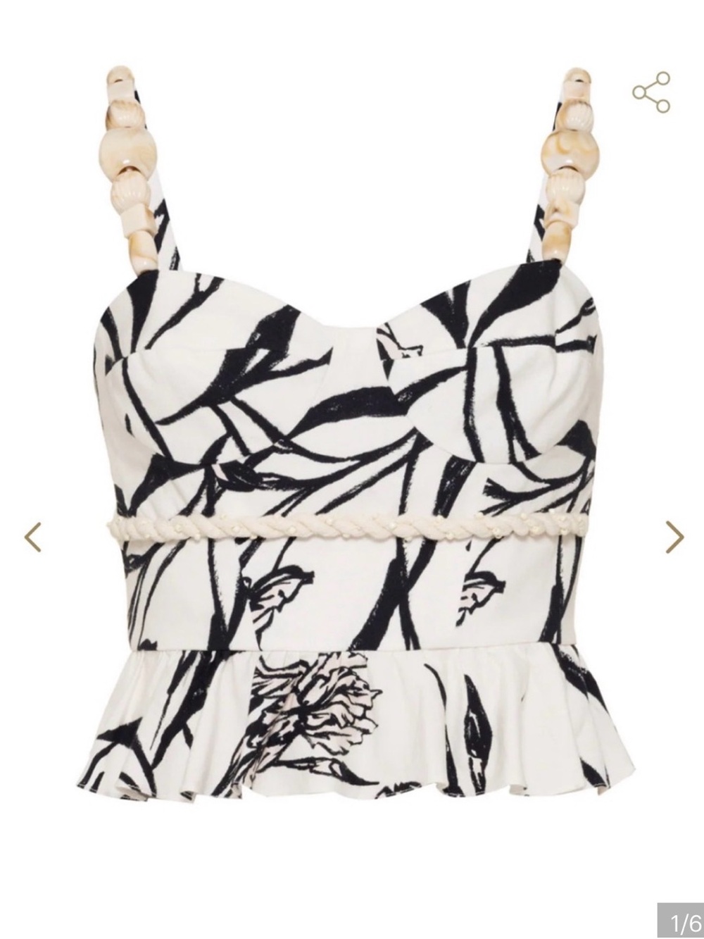 PatBO
IRIS PEPLUM TOP